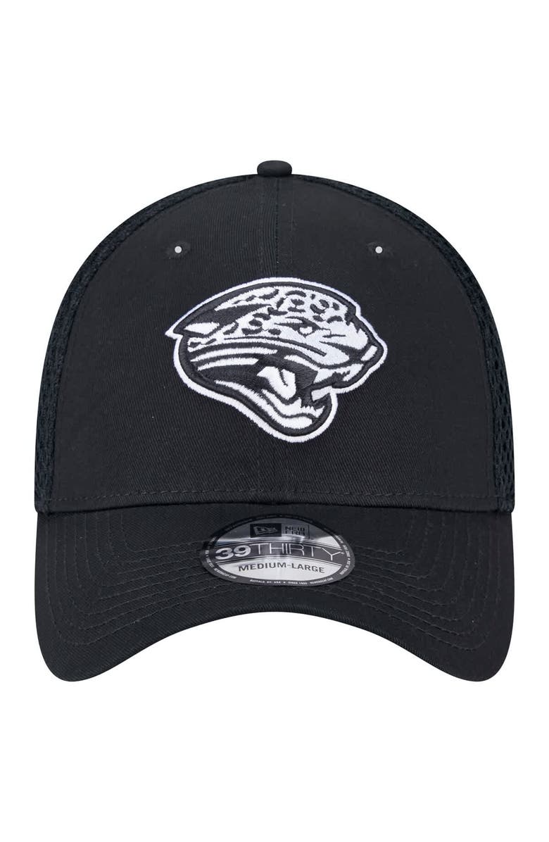 New Era Men's New Era Black Jacksonville Jaguars Main Neo 39THIRTY Flex Hat, Alternate, color, Black
