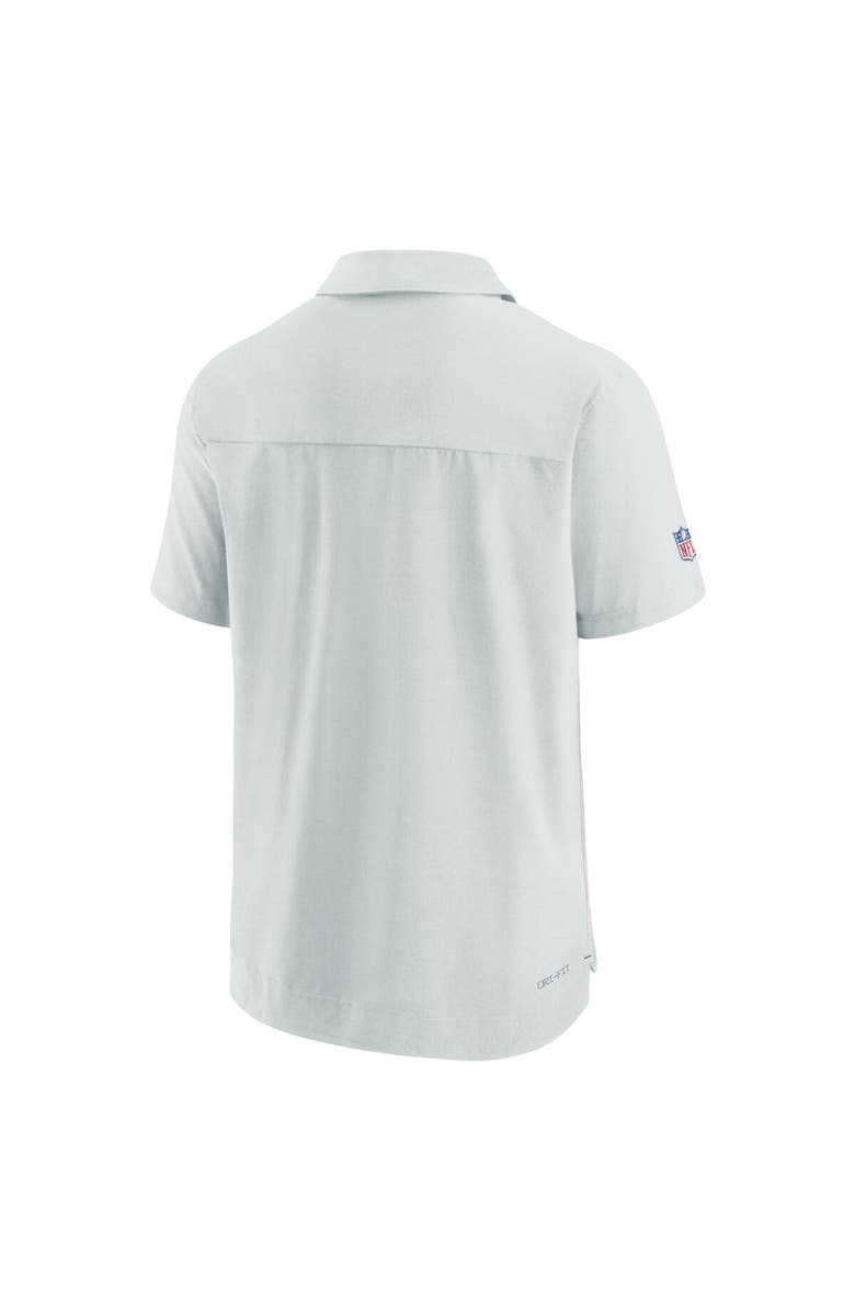 Nike Men's Nike Gray Green Bay Packers Sideline Lockup Performance Polo, Alternate, color, 