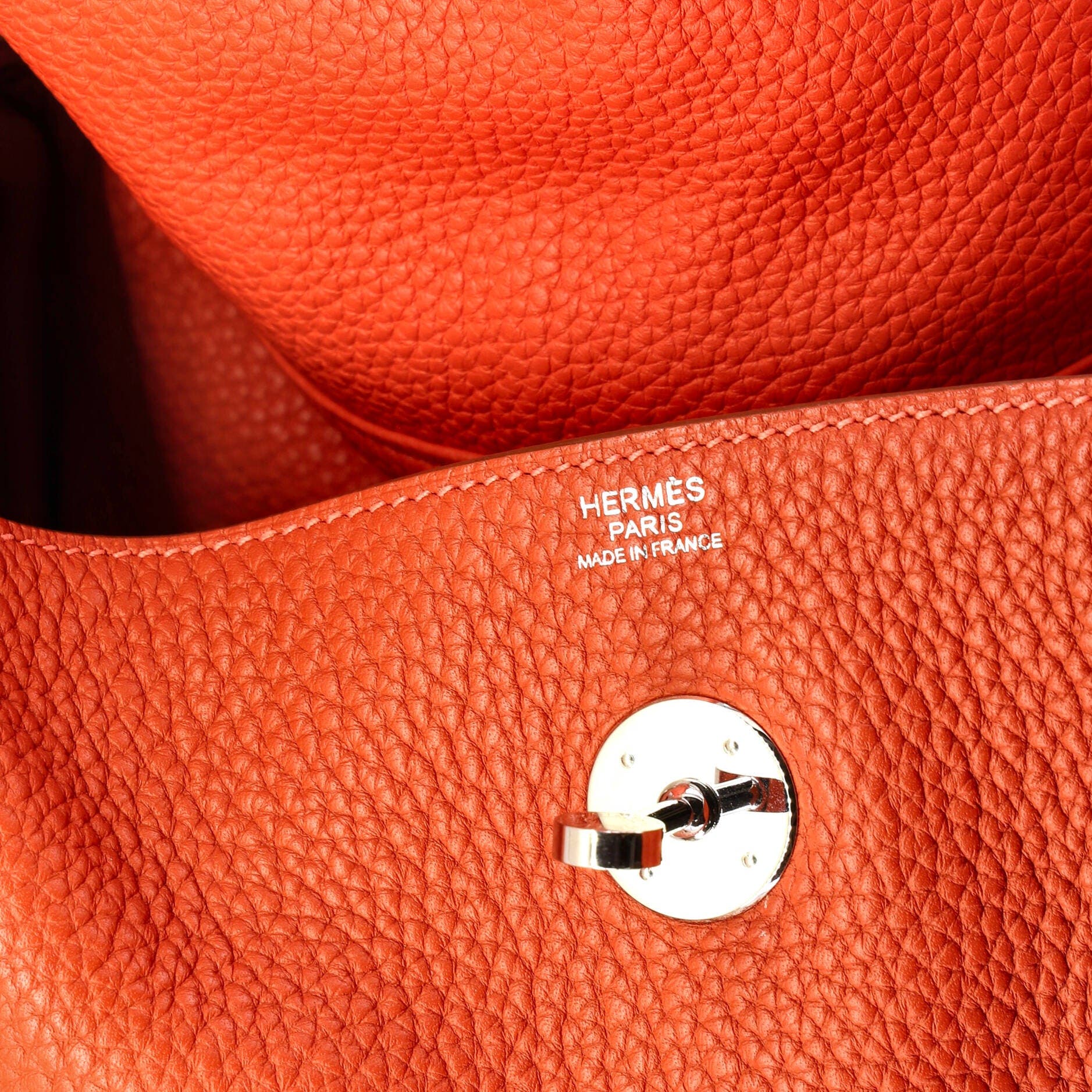 Pre-Owned Hermes Lindy Bag Clemence 30, Alternate, color, Sanguine/Rose Jaipur