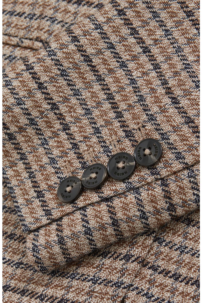 River Check Blazer, Alternate, color, NEUTRAL CHECK