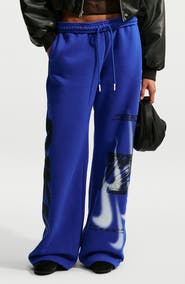 Nike Wide Leg Fleece Pants