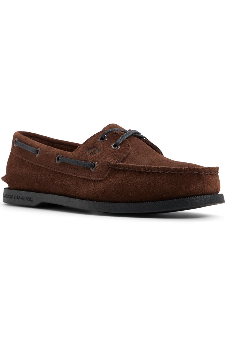 Sperry Authentic Original<sup>™</sup> 2-Eye Boat Shoe, Main, color, Dark Brown