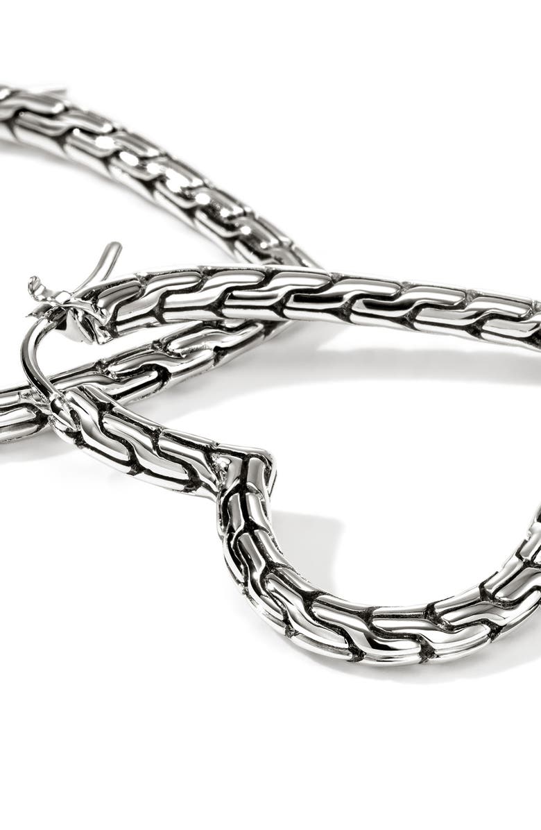 John Hardy Essentials Heart Hoop Earrings, Alternate, color, 