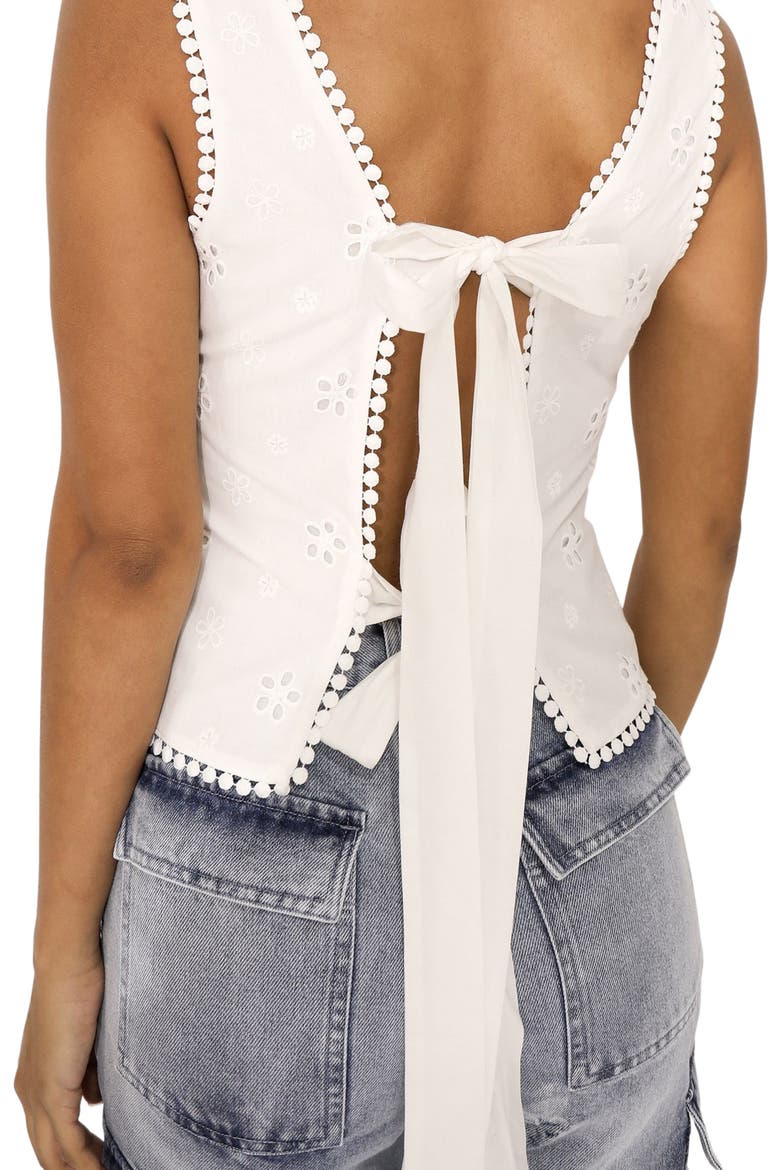 Lost In Your Love Top, Alternate, color, White