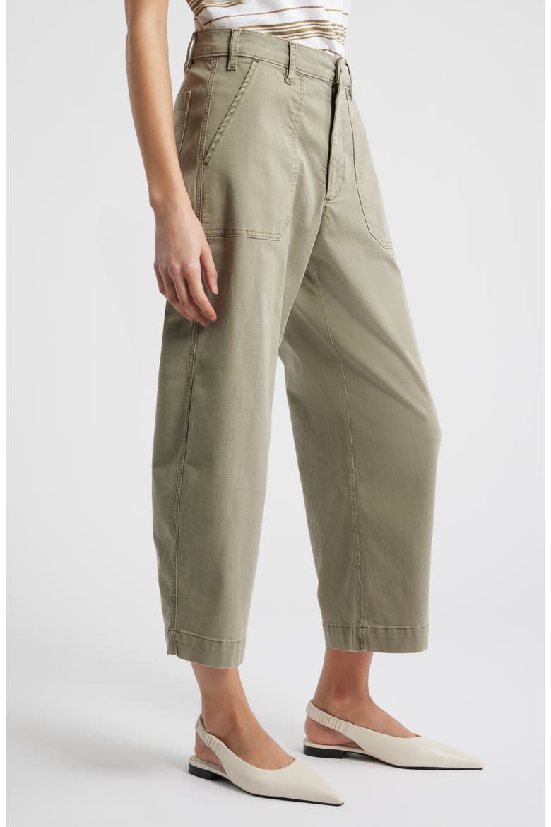 The Ranger Crop Wide Leg Utility Pants, Alternate, color, THYME