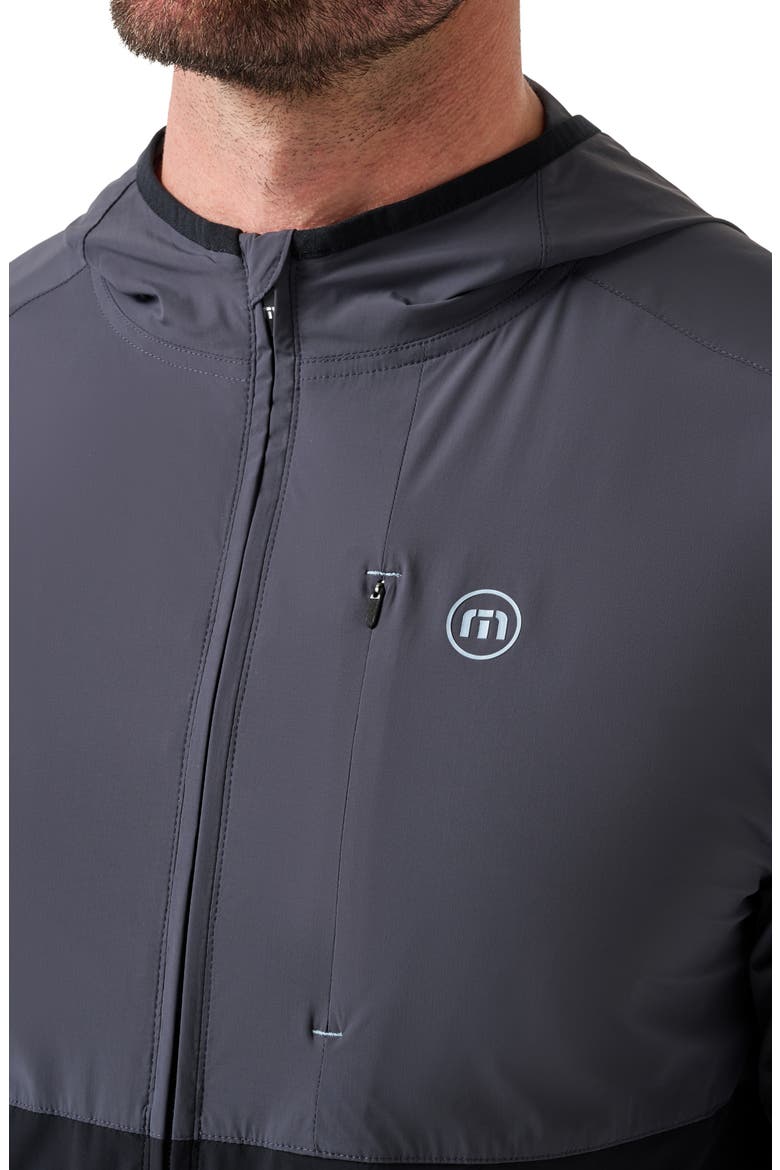 Court Ready Colorblocked Hooded Performance Jacket, Alternate, color, BLACK