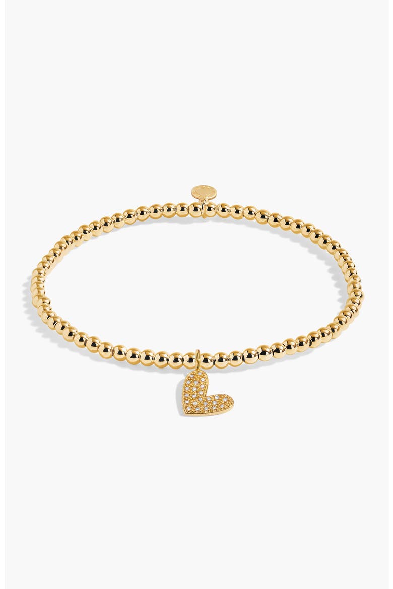 A Little 'Grateful Heart' Bracelet In Gold-Tone Plating, Alternate, color, Metallic Gold