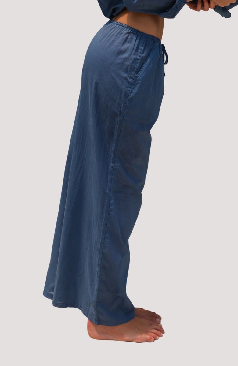 Stone Fox Swim Koda Organic Cotton Cover-Up Drawstring Pants, Alternate, color, 