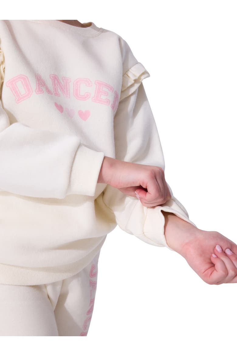 Little Dancer Sweatshirt, Alternate, color, white