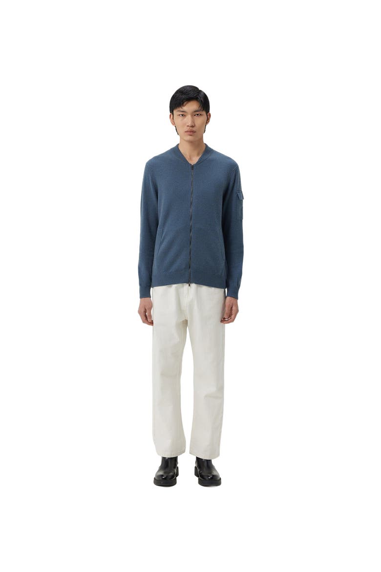 Cashmere Bomber, Main, color, china blue