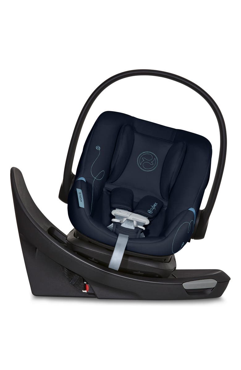 CYBEX Aton G Swivel Car Seat & Swivel Base, Main, color, Ocean Blue