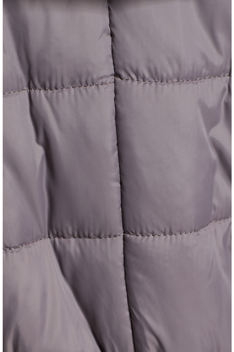 Madison Quilted 3-in-1 Maternity Puffer Coat with Faux Fur Trim, Alternate, color, GREY