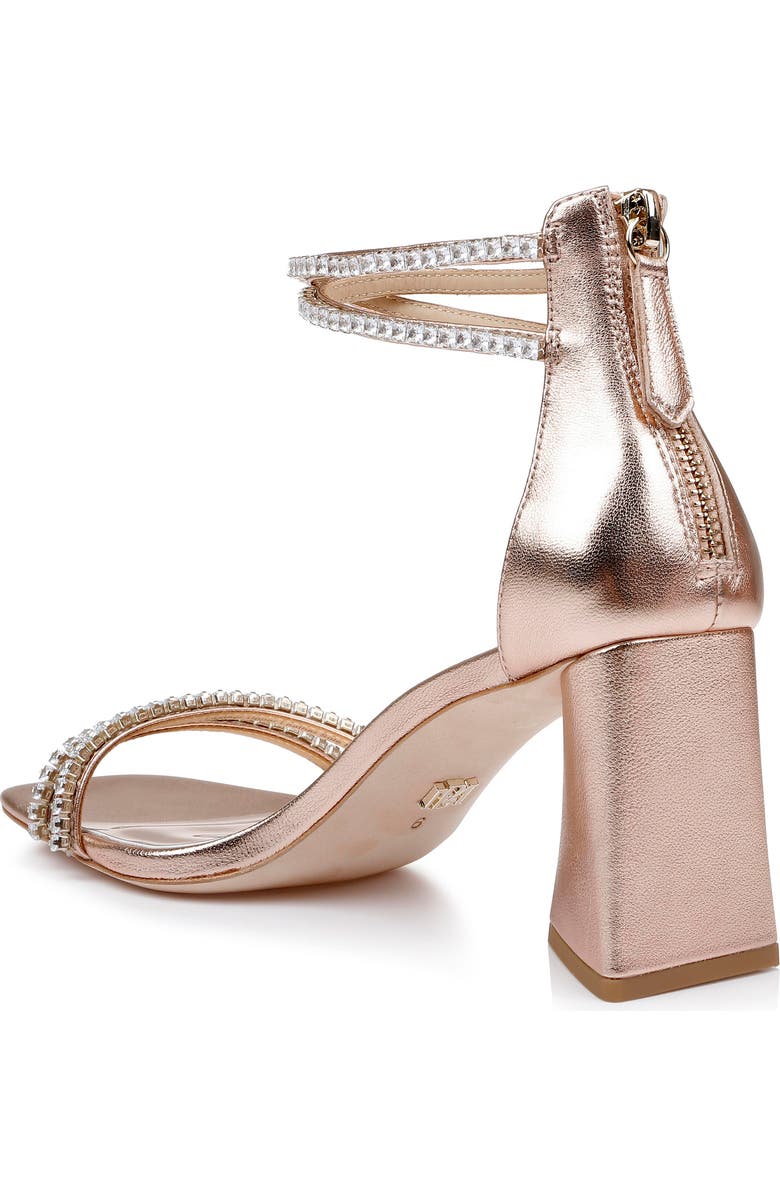 Badgley Mischka Collection Lillie Ankle Strap Sandal, Alternate, color, Champagne