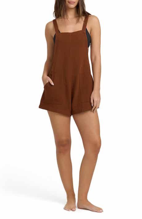 Billabong Beach Crush Cotton Gauze Cover-Up Romper
