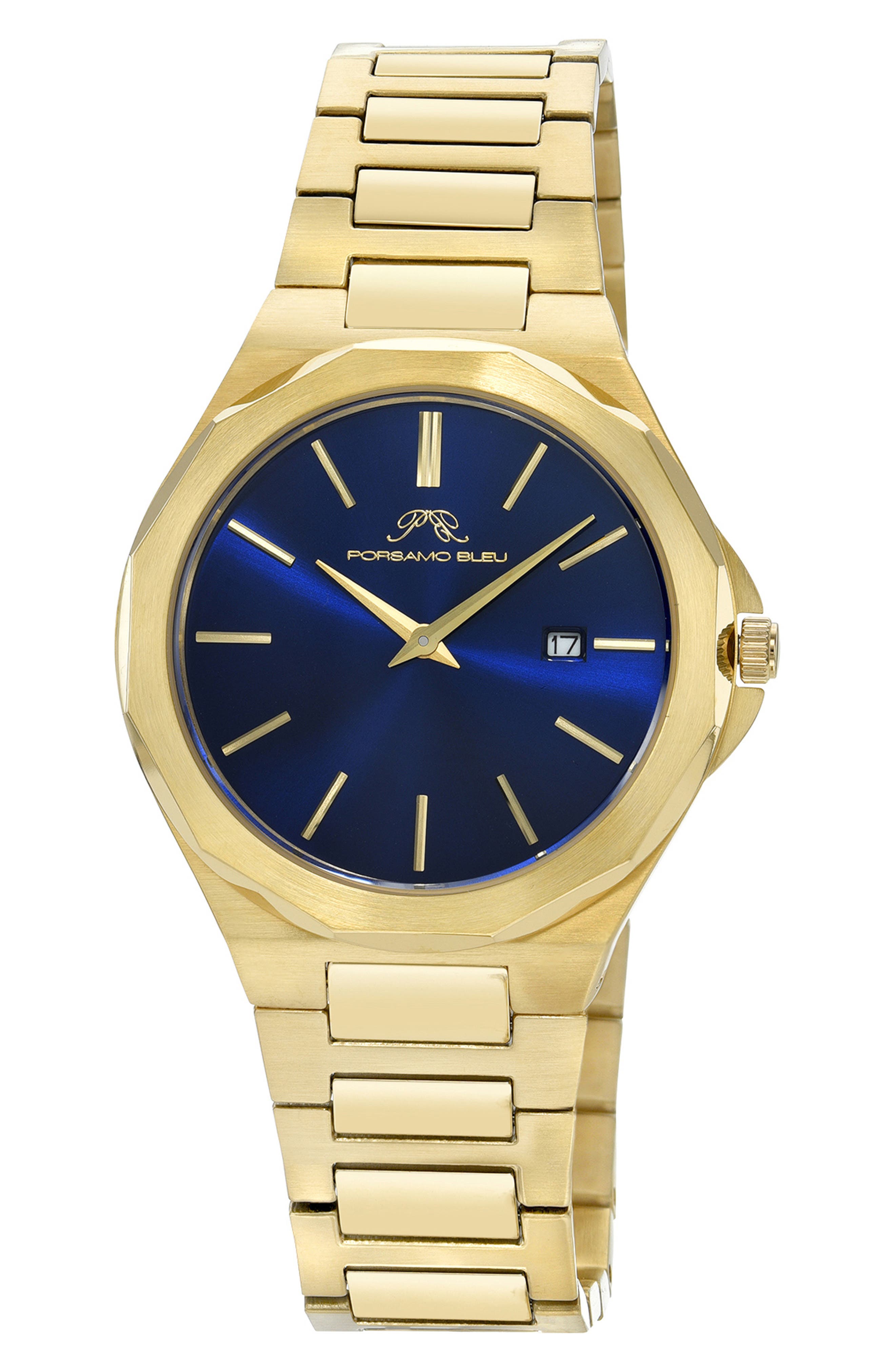 PORSAMO BLEU Alexander Bracelet Strap Watch, 41mm