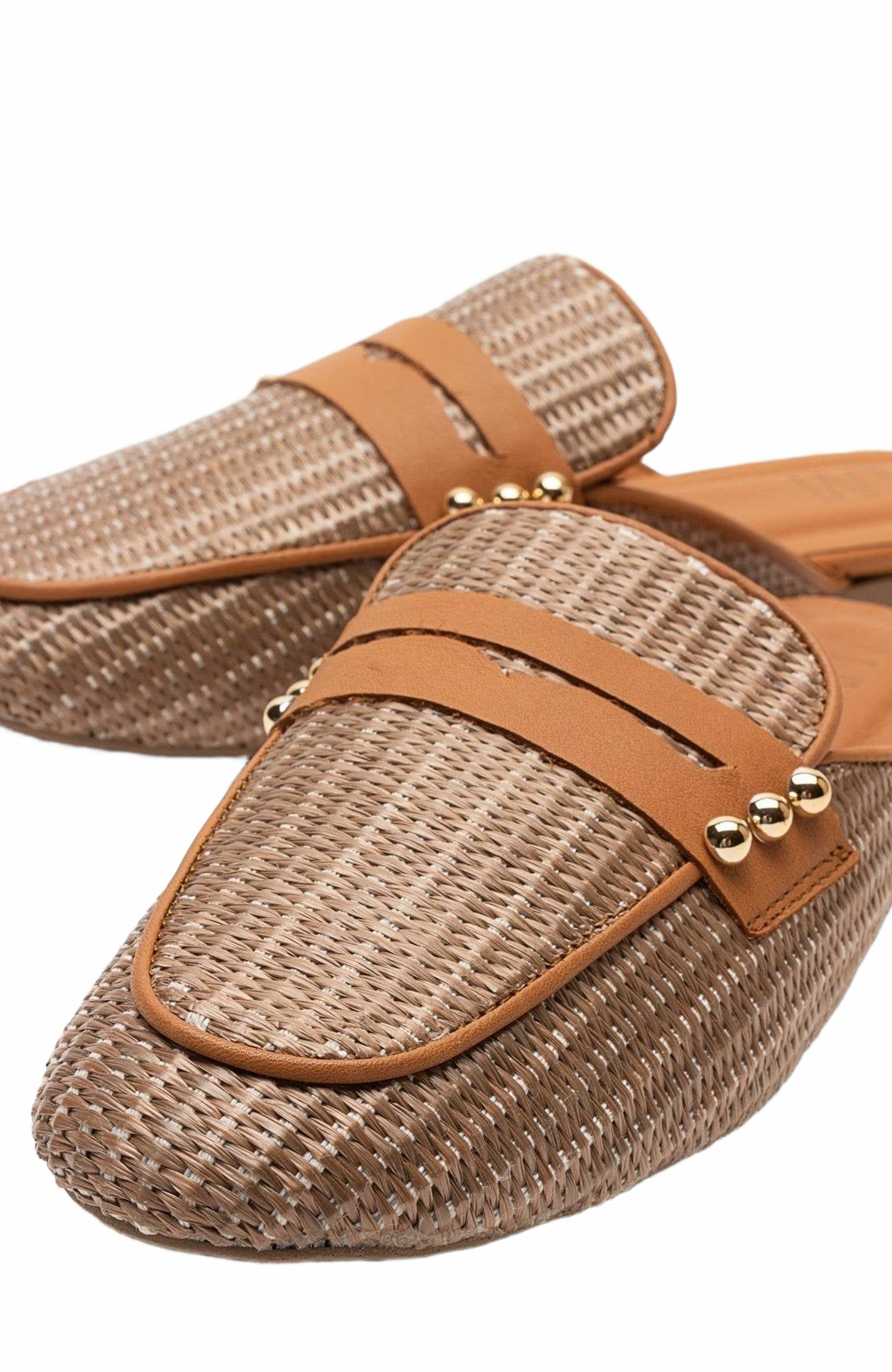 Forever & Always Shoes Patrizia Leather Mule, Alternate, color, Brown Leather