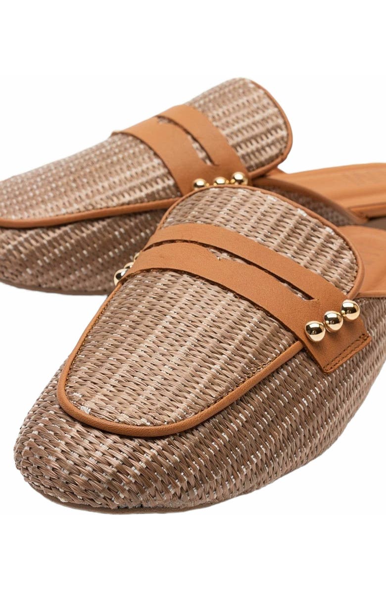 Forever & Always Shoes Patrizia Leather Mule, Alternate, color, Brown Leather