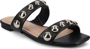 Journee Collection Frida Studded Slide Sandal