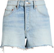 Re/Done '50s High Waist Denim Cutoff Shorts
