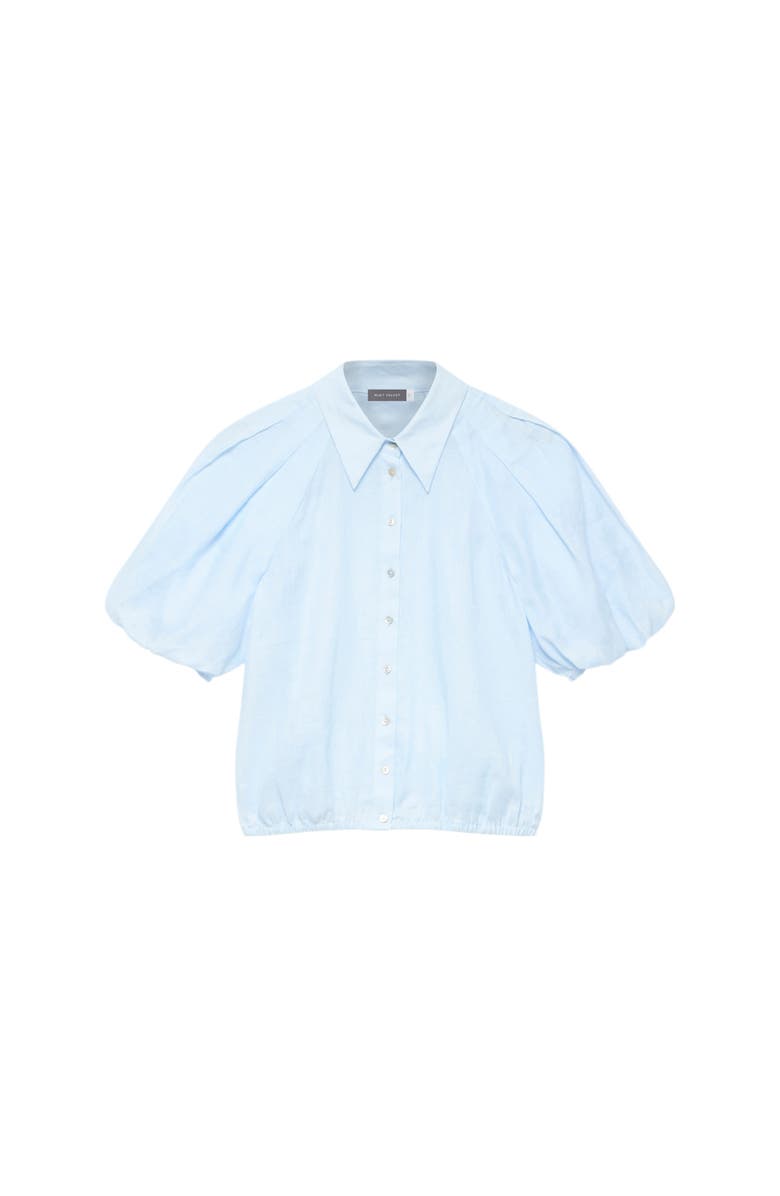 MINT VELVET Puff Sleeve Shirt, Alternate, color, Blue
