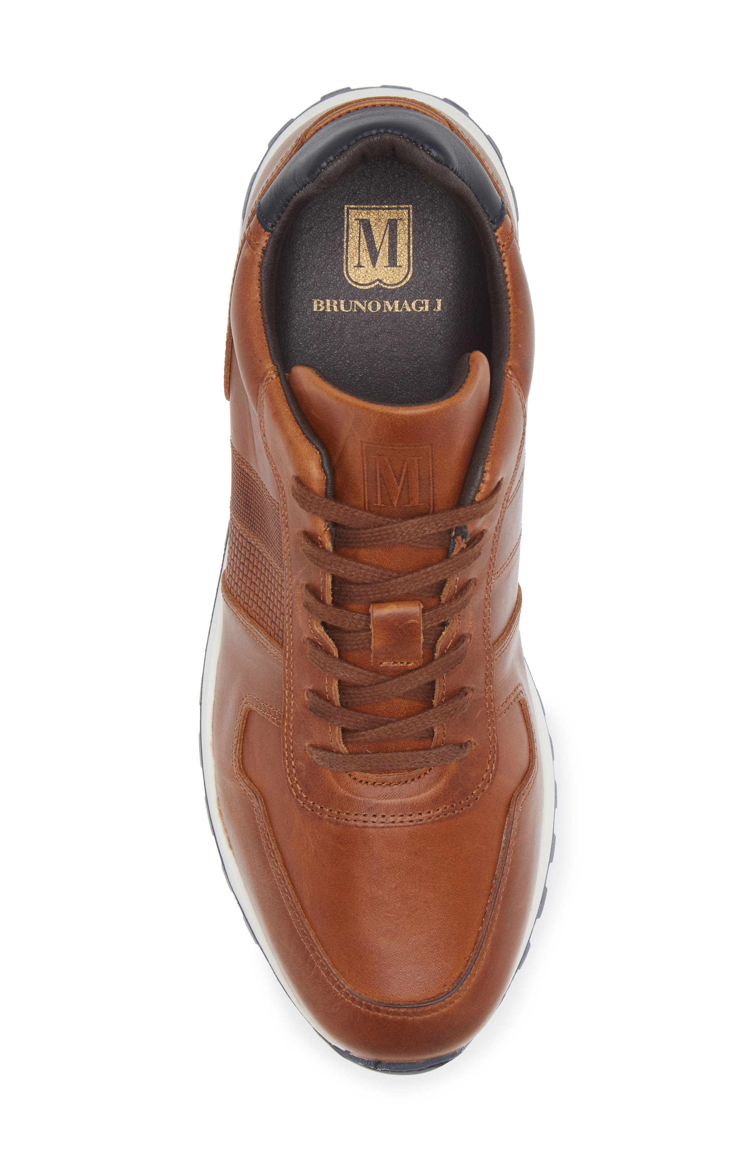 Bruno Magli Sesto Sneaker, Alternate, color, Cognac