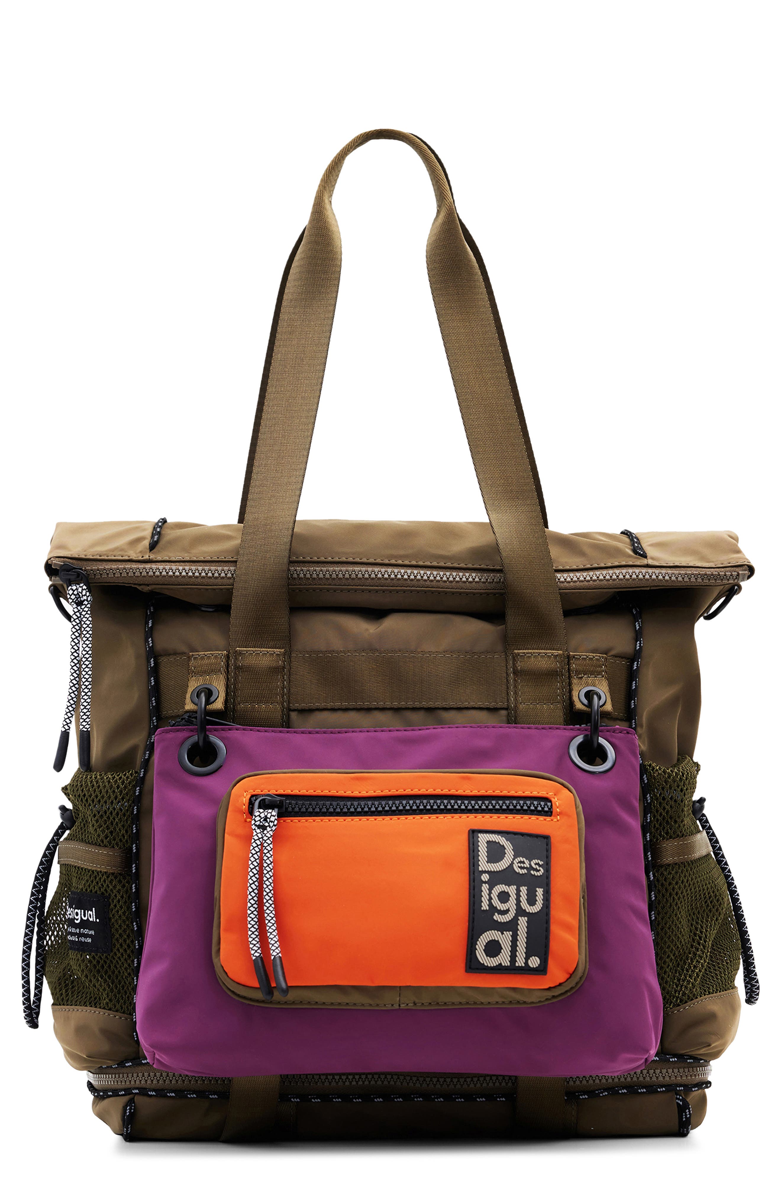 Desigual Voyager Big Backpack, Main, color, 