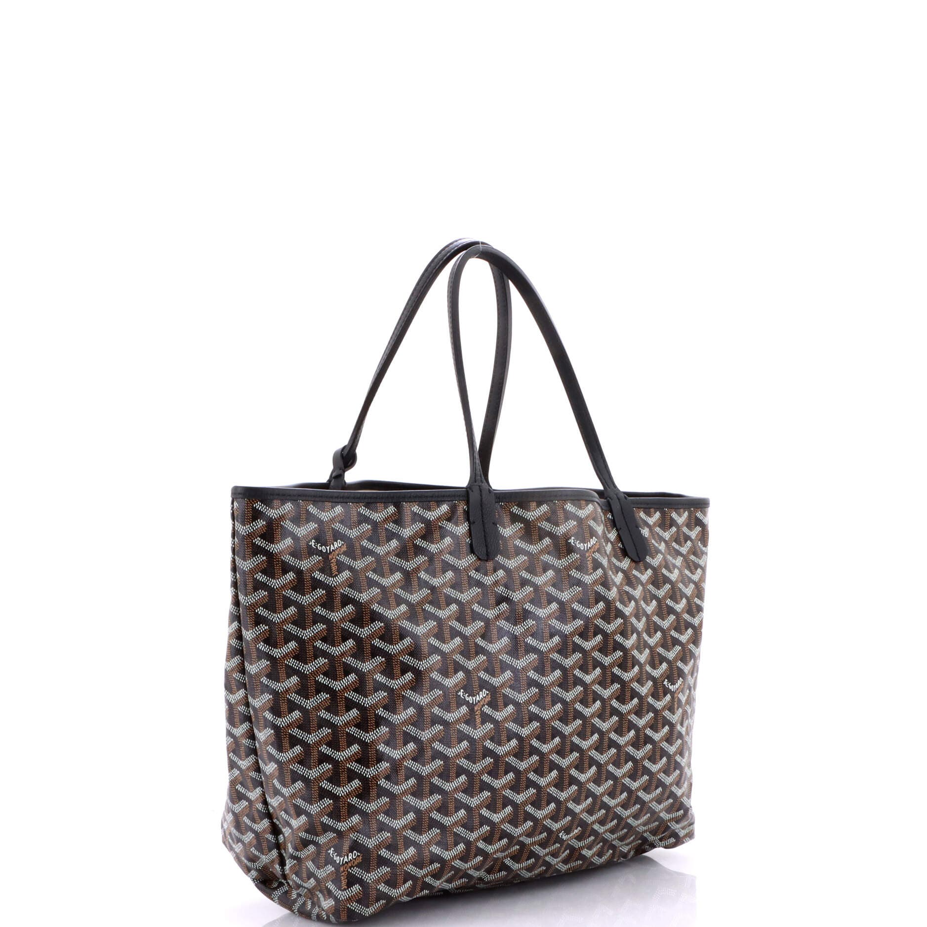 Pre-Owned Goyard Saint Louis Tote Coated Canvas PM, Alternate, color, Black