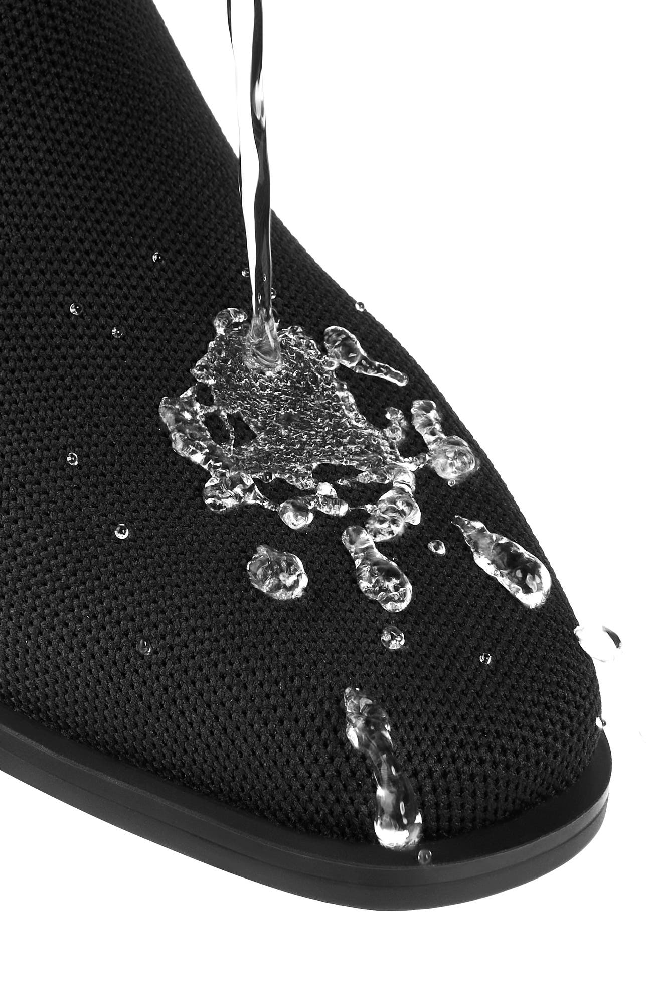 VIVAIA Square-Toe Water-Repellent Ankle Boots, Alternate, color, Black