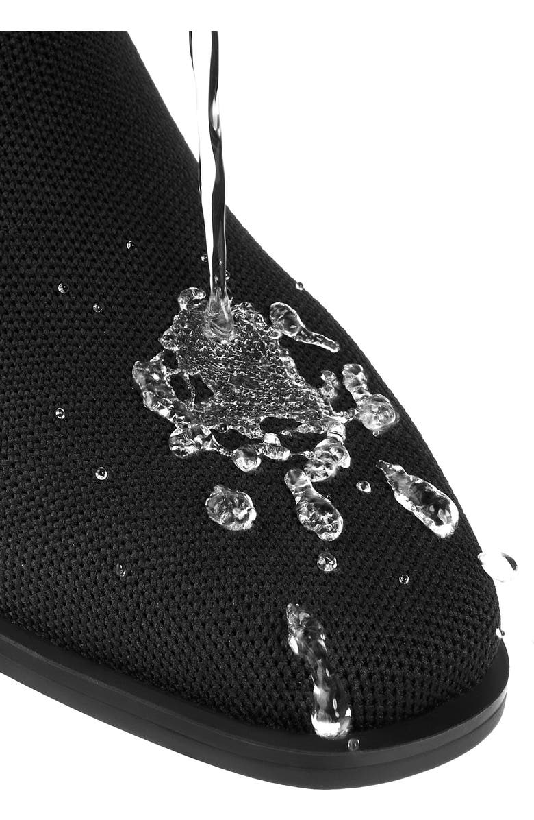 VIVAIA Square-Toe Water-Repellent Ankle Boots, Alternate, color, Black