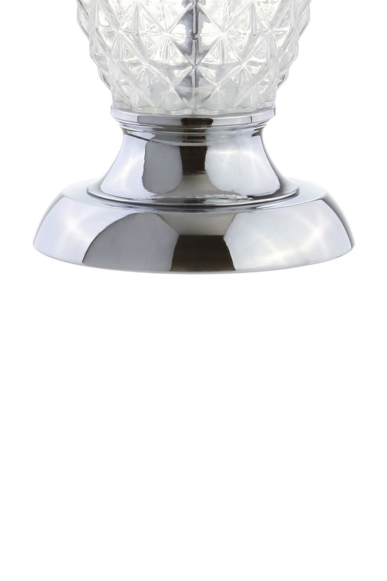 Jane 24" Glass LED Table Lamp, Clear/Chrome, Alternate, color, Clear/Chrome