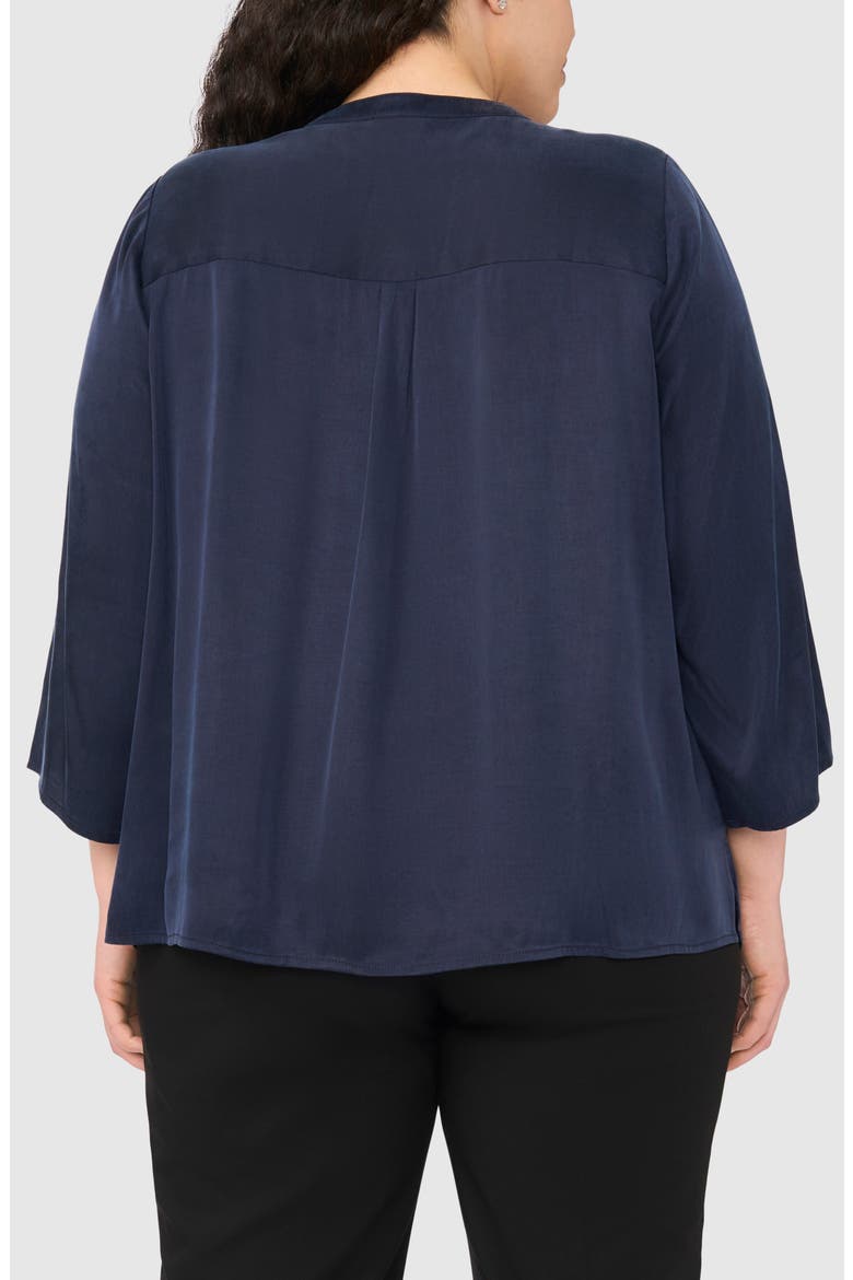 Pintuck Top, Alternate, color, CLASSIC NAVY