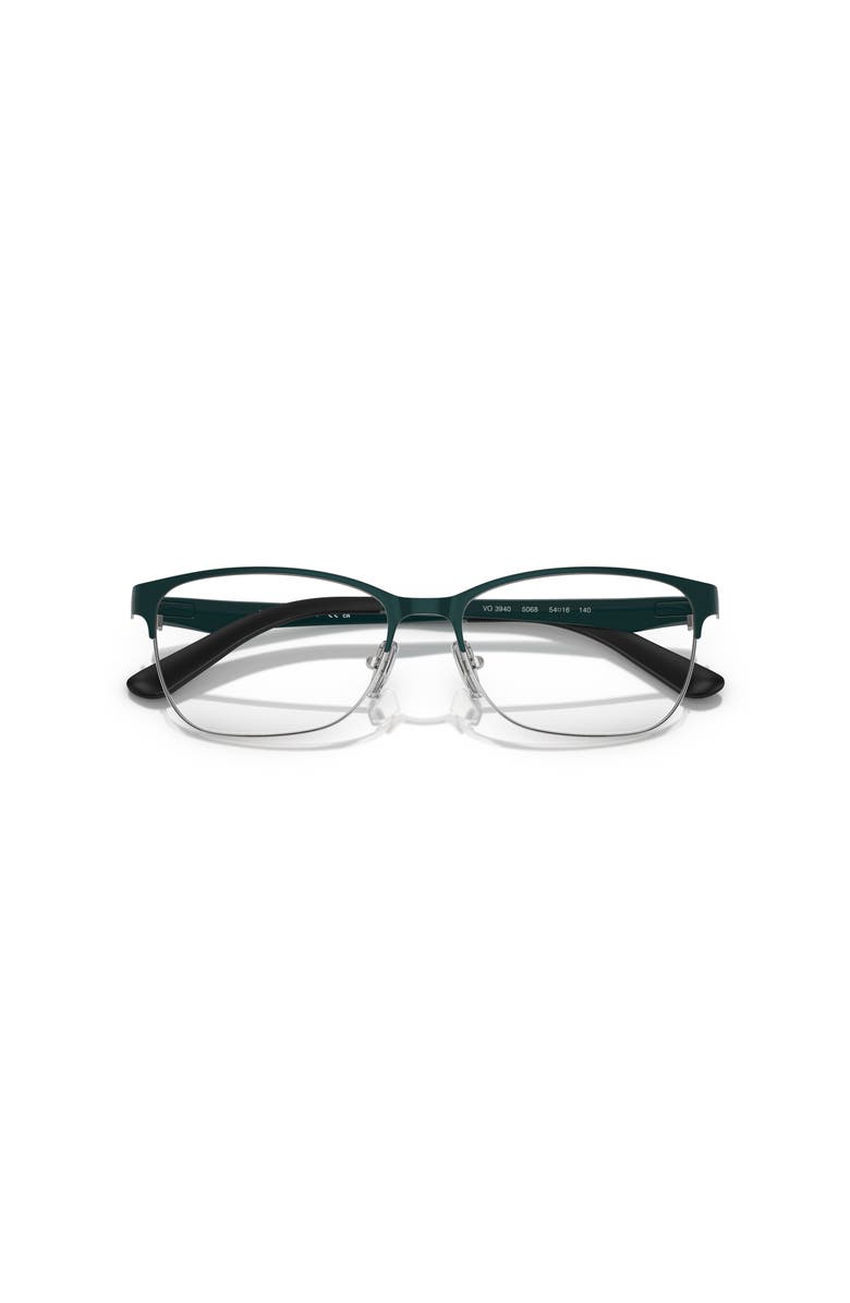 Vogue Eyewear 52mm Square optical glasses, Alternate, color, Green