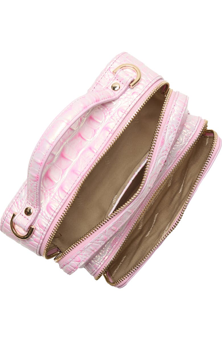 Brahmin Tori Croc Embossed Leather Top Carry Handle Bag, Alternate, color,