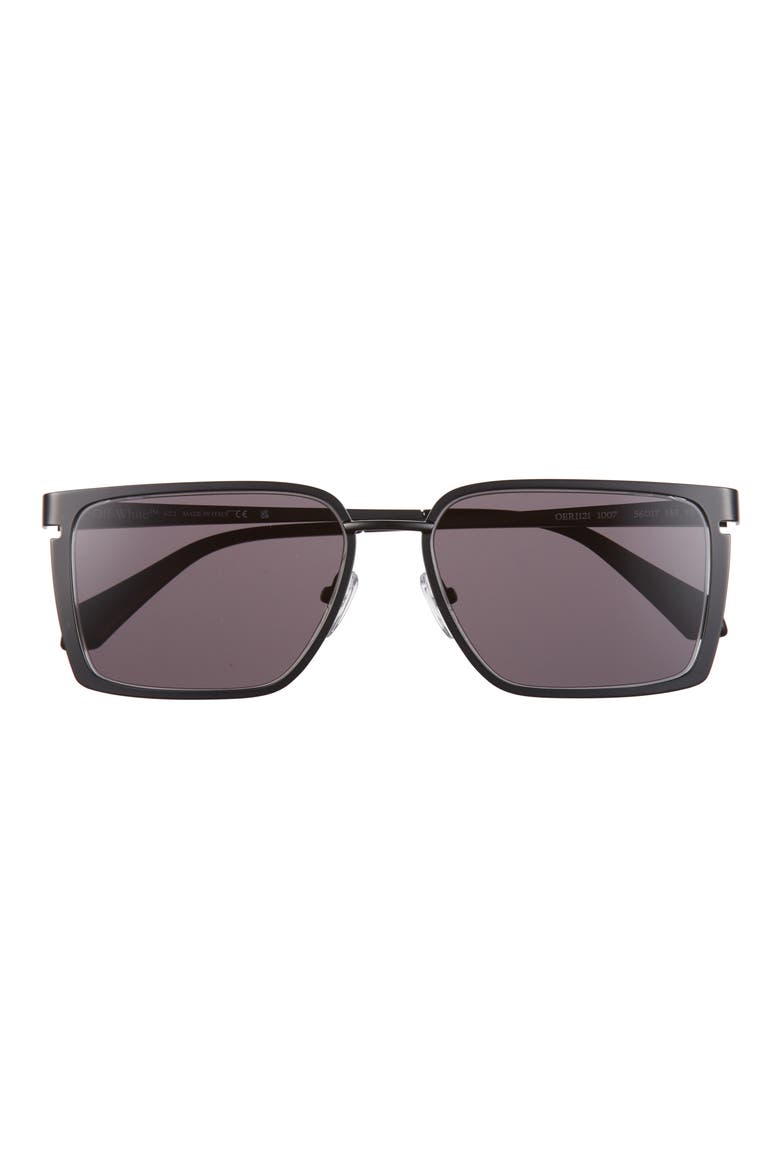 Yoder Square Sunglasses, Main, color, BLACK/ DARK GREY