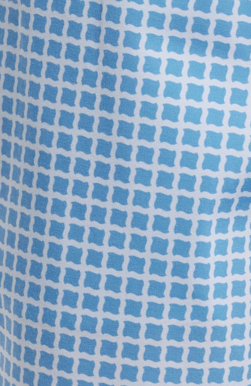 Fair Harbor The Bayberry Swim Trunks In Blue Tiles