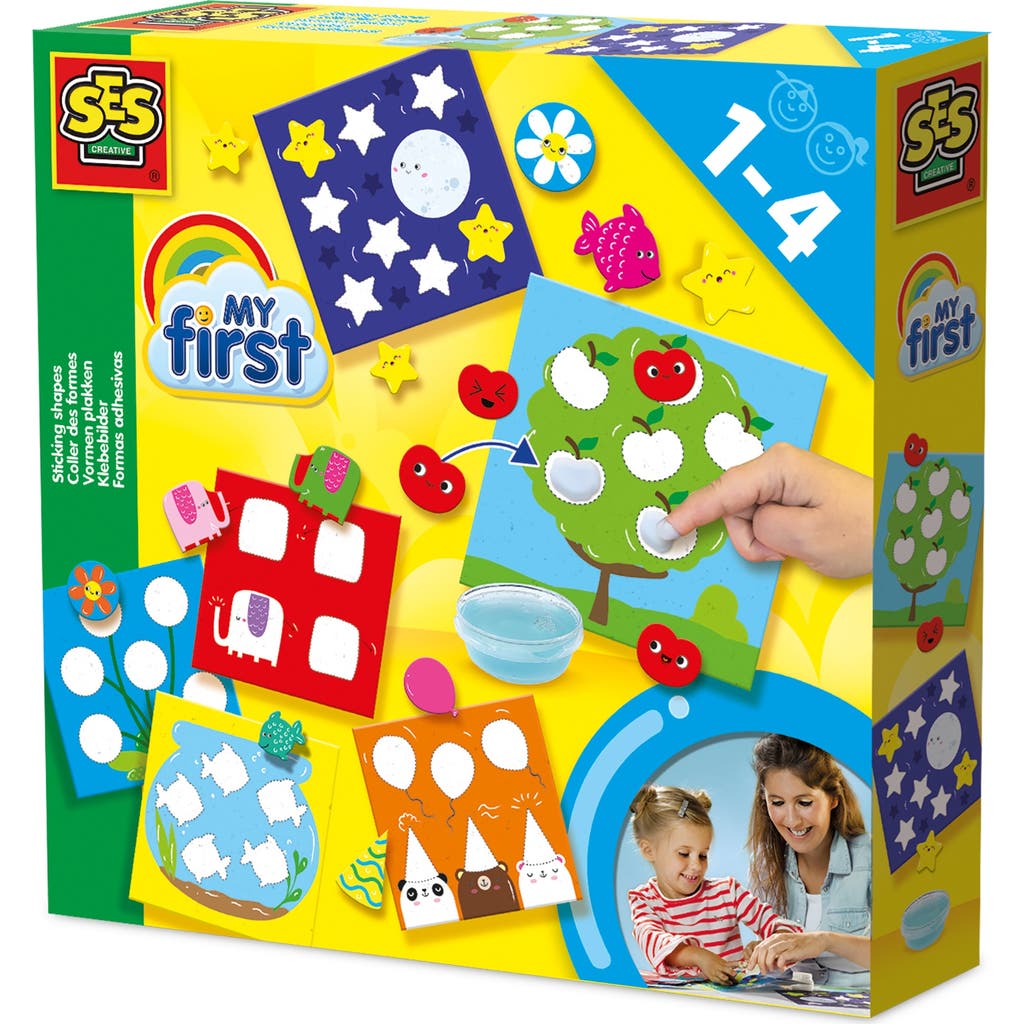 SES Creative My First Sticking Shapes, Shape Placing Activity, Kids 1+ in Multicolored  product