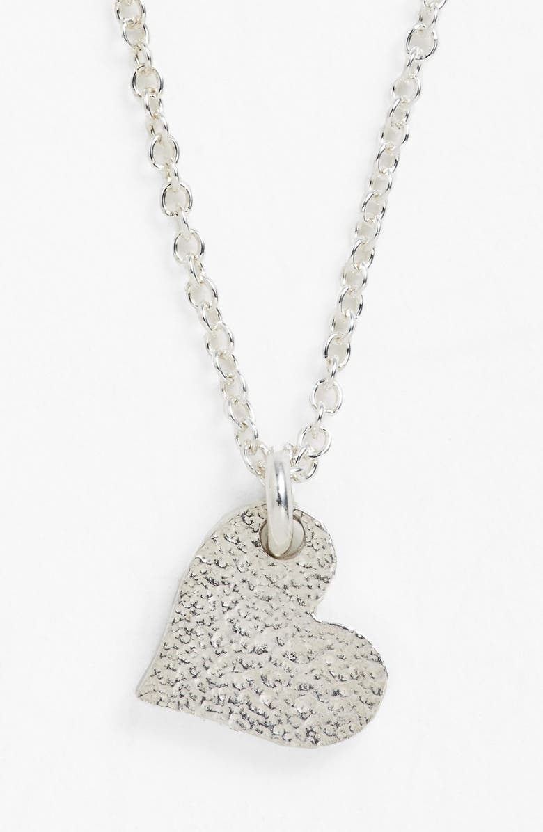 Dogeared 'Love - Sparkle Heart' Boxed Pendant Necklace, Alternate, color, 