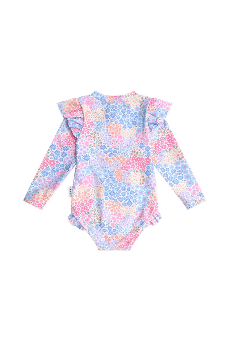 Huxbaby Frill Swimsuit Floral Bloom, Alternate, color, Multi