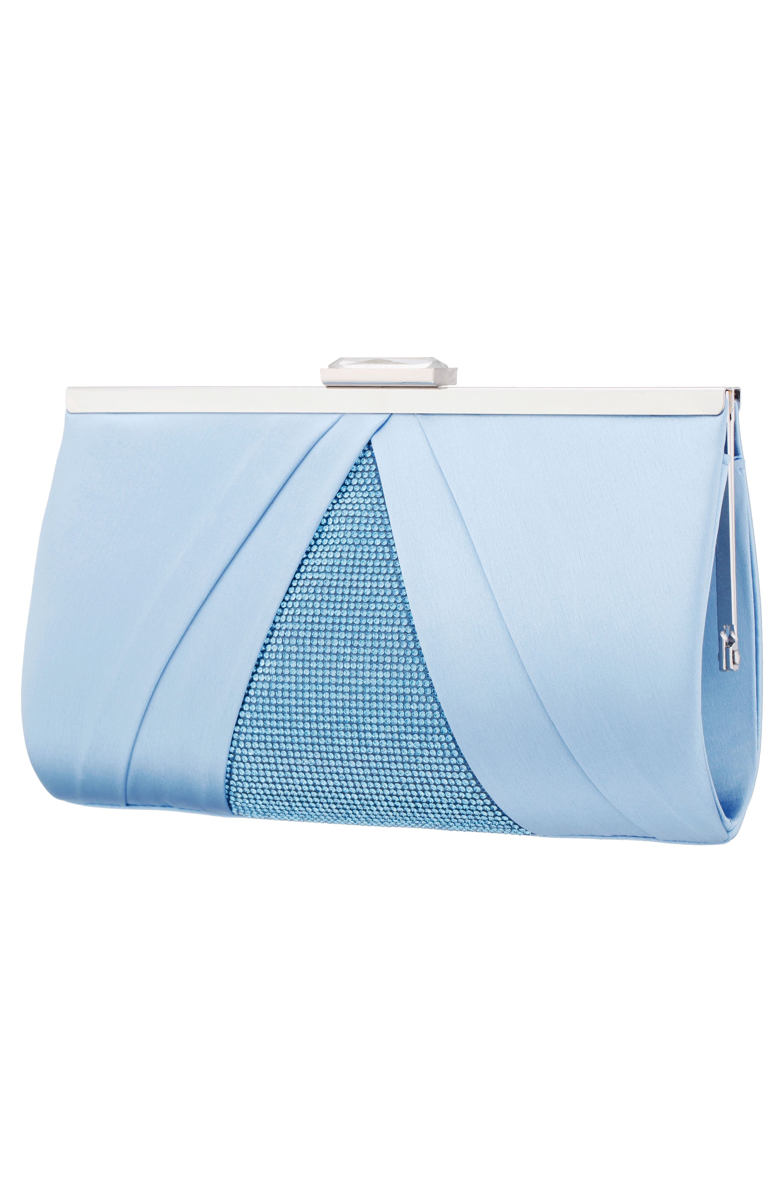 Ophelia Frame Clutch, Alternate, color, SKY BLUE