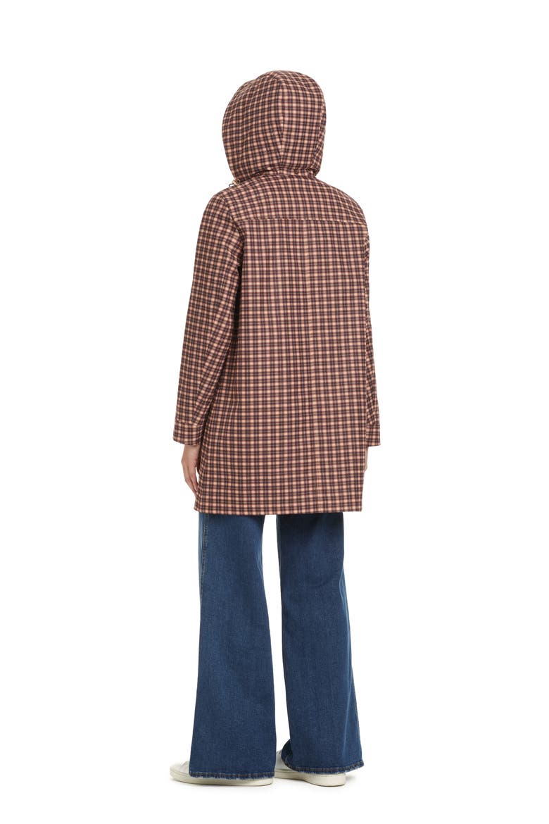 Water Resistant Coat with Removable Hood, Alternate, color, MINI AUTUMN PLAID