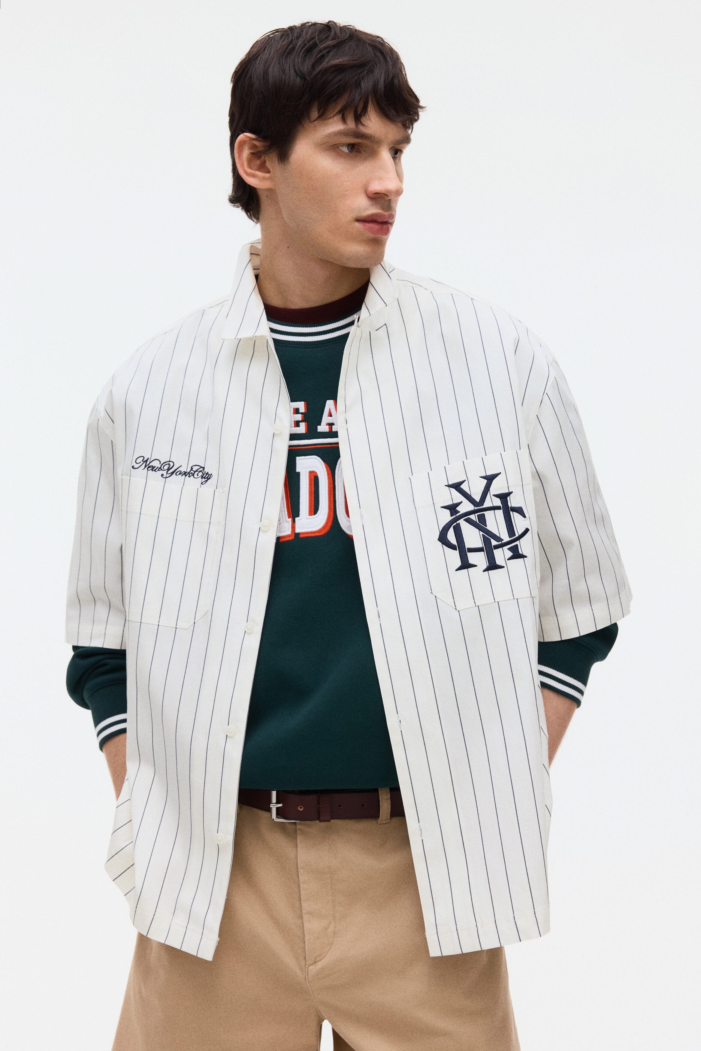 Regular Fit Embroidered-motif Shirt - image 2