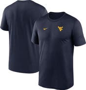 Nike Men's Nike Navy West Virginia Mountaineers 2025 Sideline Small Logo Legend Performance T-Shirt