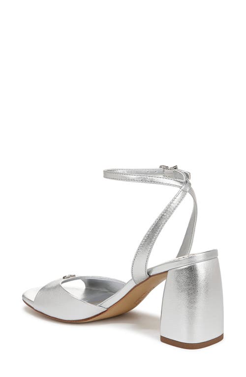Circus Ny By Sam Edelman Aria Ankle Strap Sandal In Soft Silver