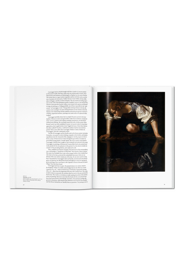 Caravaggio Book, Alternate, color, White