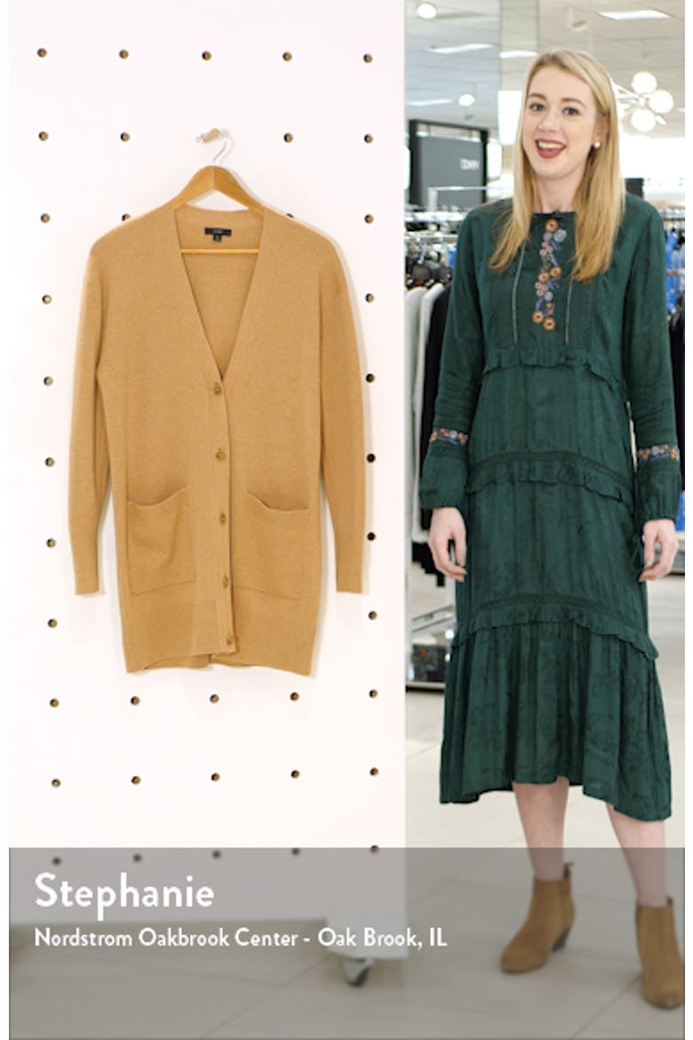 V-Neck Long Cardigan (Nordstrom Exclusive) video