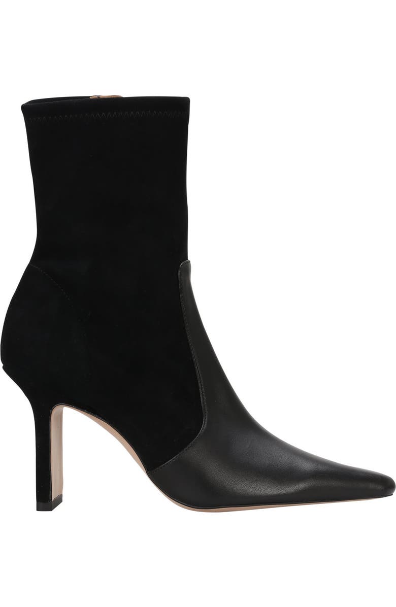 BOSS Safra Pointed Toe Bootie, Alternate, color, Black