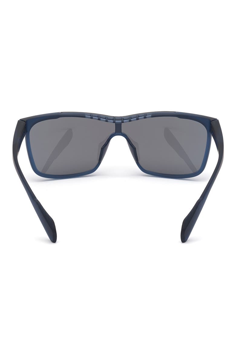 Shield Sunglasses, Alternate, color, MATTE BLUE / BLUE