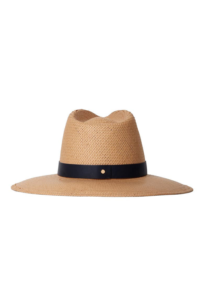 Leah Straw Fedora, Alternate, color, SAND