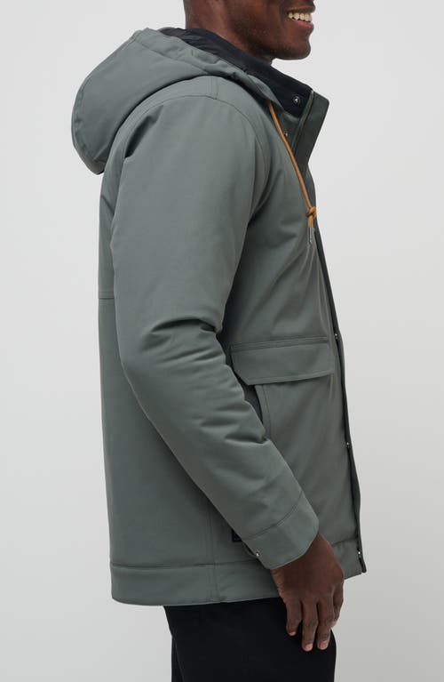 Travismathew Mountain Pass Waterproof Jacket In Dark Olive
