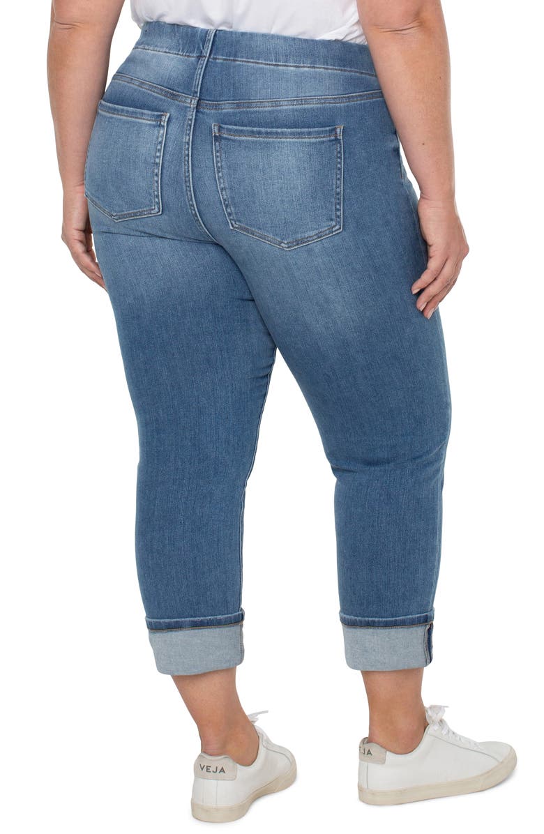 Liverpool Los Angeles Chloe Wide Cuff Crop Jeans, Alternate, color, Canyonlands